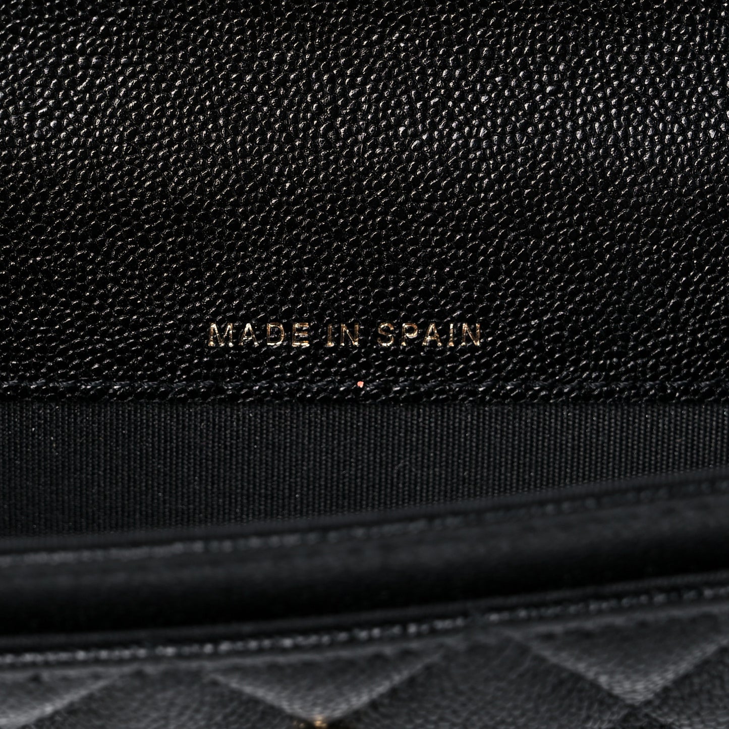 Caviar Quilted Boy Flap Card Holder Black