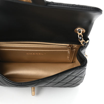 Chanel Lambskin Quilted Mini Rectangular Pearl Crush Flap Black 5 of 10