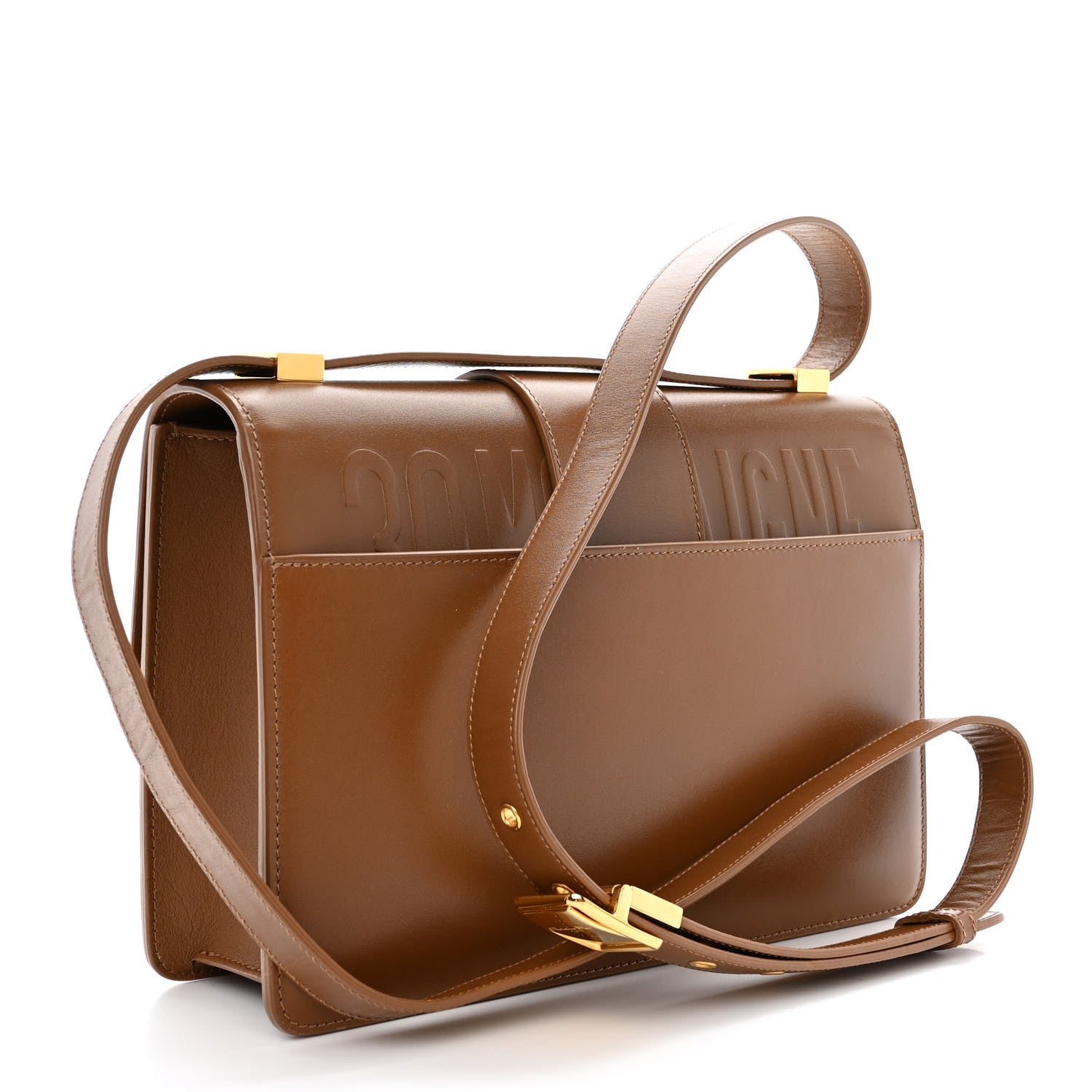 Christian Dior Smooth Calfskin 30 Montaigne Flap Bag Brown 3 of 10