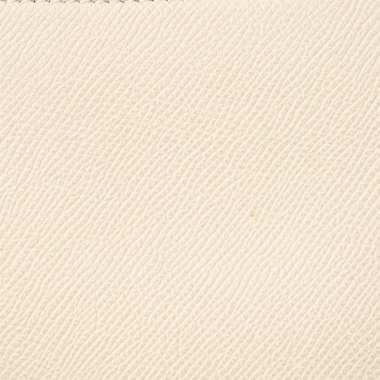 Grained Calfskin Saddle Bag White