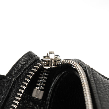 Celine Grained Calfskin Large Edge Shoulder Bag Black 7 of 9