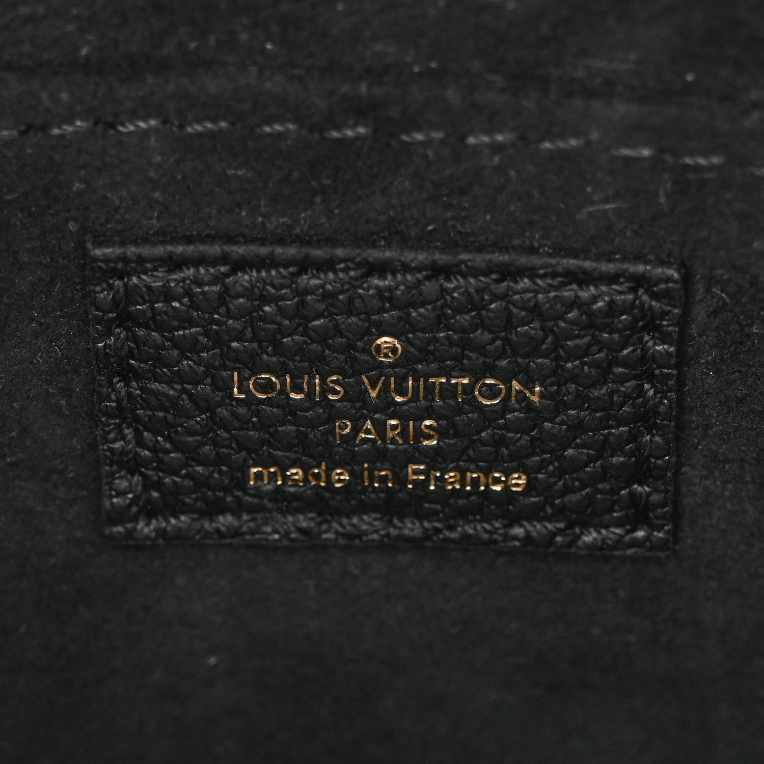 Louis Vuitton Empreinte Monogram Giant Petit Sac Plat Black Beige 6 of 9
