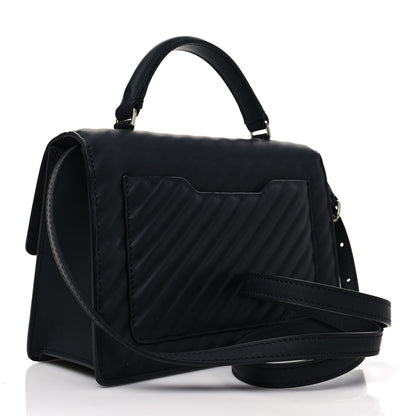 Off-White Calfskin Diagonal Quilted Jitney 1.4 Shoulder Bag Black 3 of 7