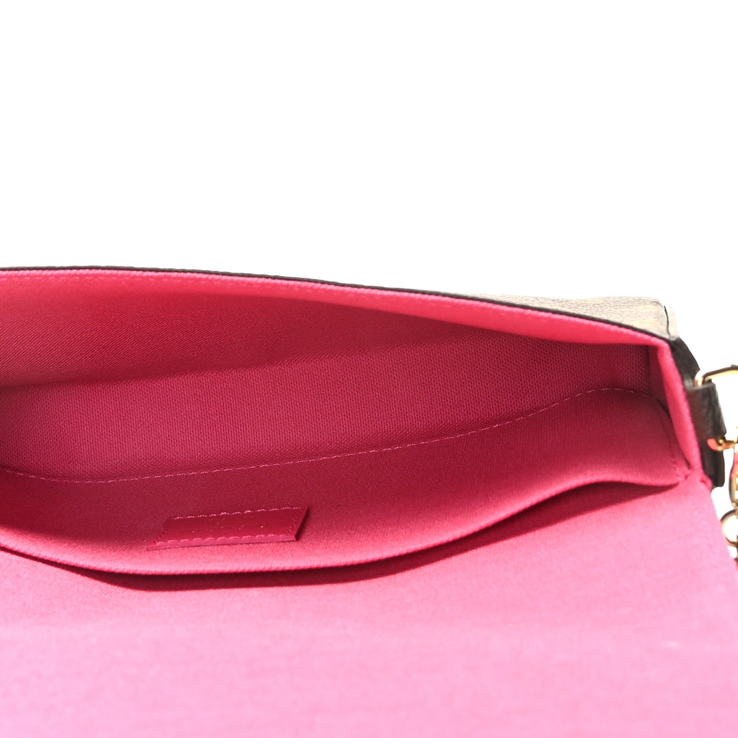 Louis Vuitton Monogram 2021 Christmas Animation Hollywood Pochette Felicie Chain Wallet Fuchsia 9 of 11