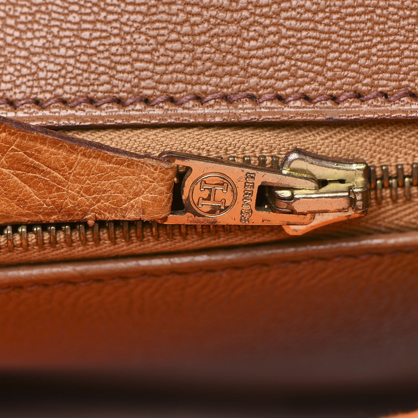 Ostrich Birkin 35 Gold