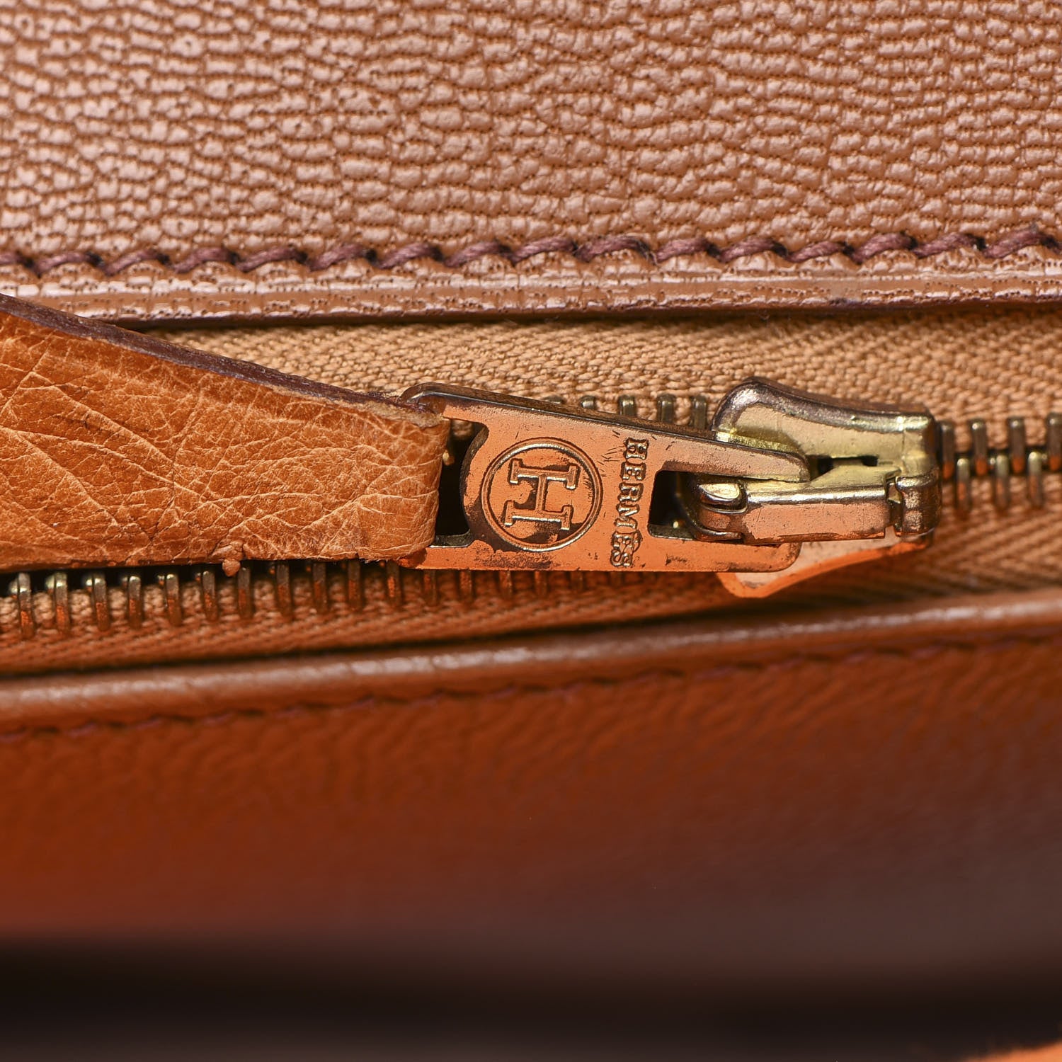 Hermes Ostrich Birkin 35 Gold 14 of 27
