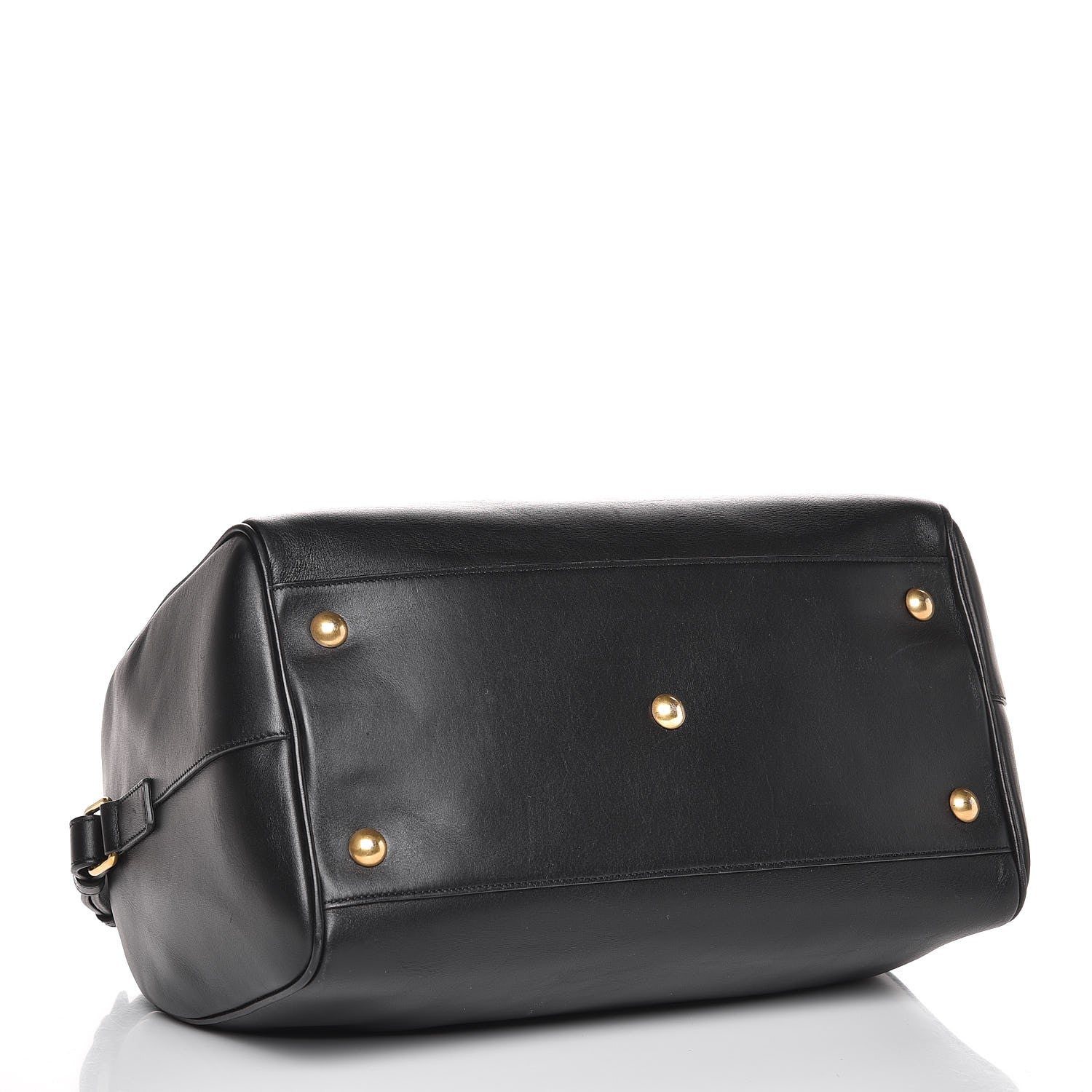 Saint Laurent Calfskin Classic Duffle 6 Black 8 of 36
