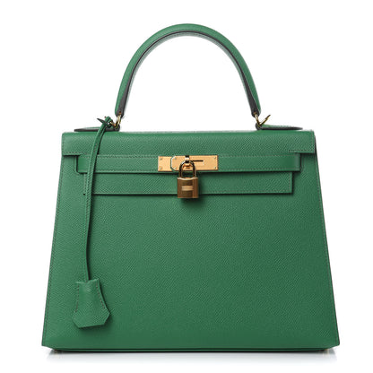 Hermes Epsom Kelly Sellier 28 Cactus 1 of 32