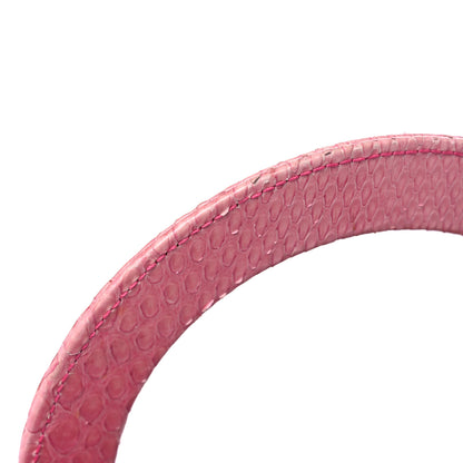 Christian Dior Python Medium Lady Dior Pink 18 of 25