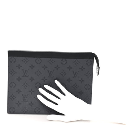 Louis Vuitton Monogram Eclipse Reverse Pochette Voyage MM 2 of 6