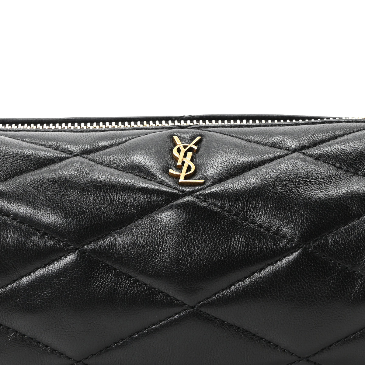 Lambskin Monogram Mini Sade Tube Bag Black