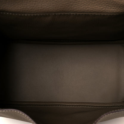 Hermes Taurillon Clemence Lindy 26 Etoupe 6 of 17