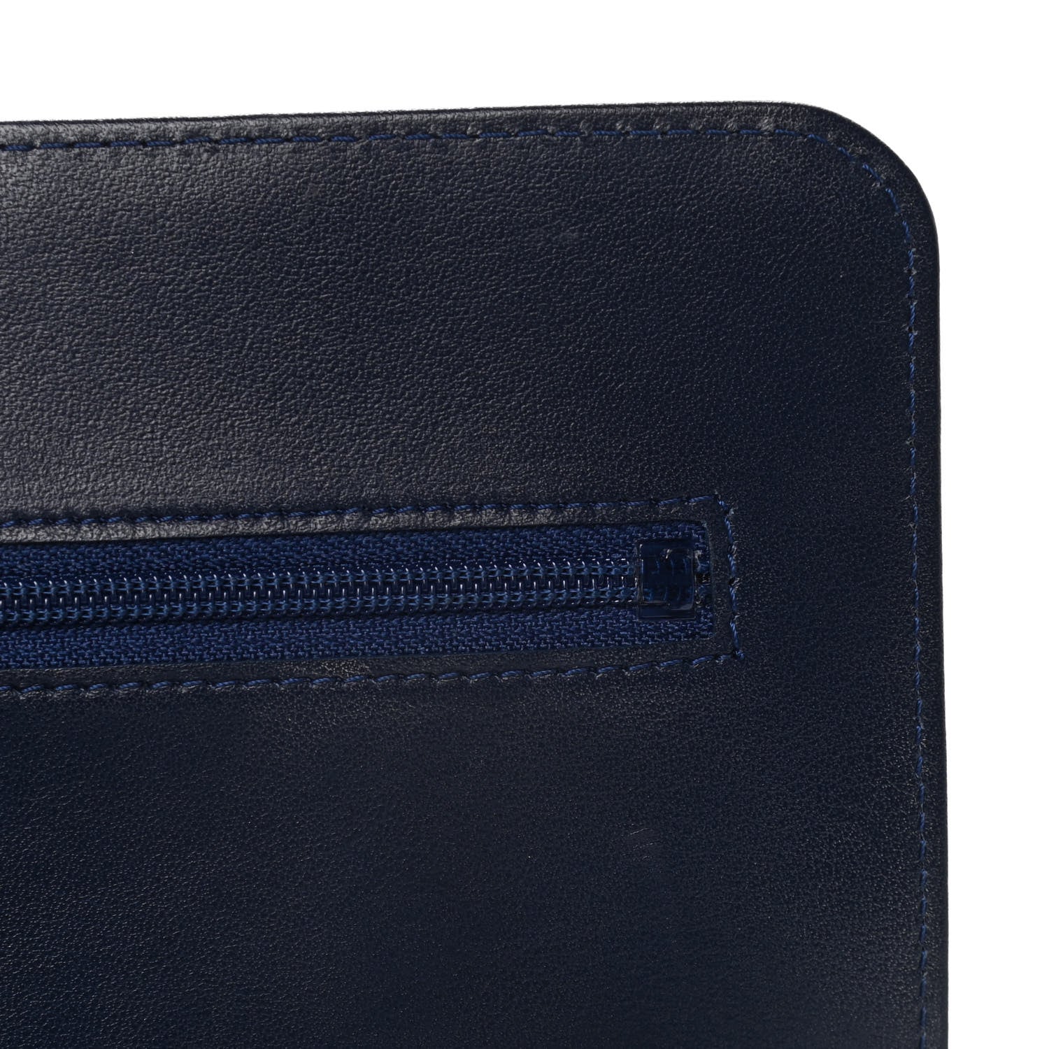 Chanel Caviar Quilted Boy Wallet On Chain WOC Navy 12 of 15