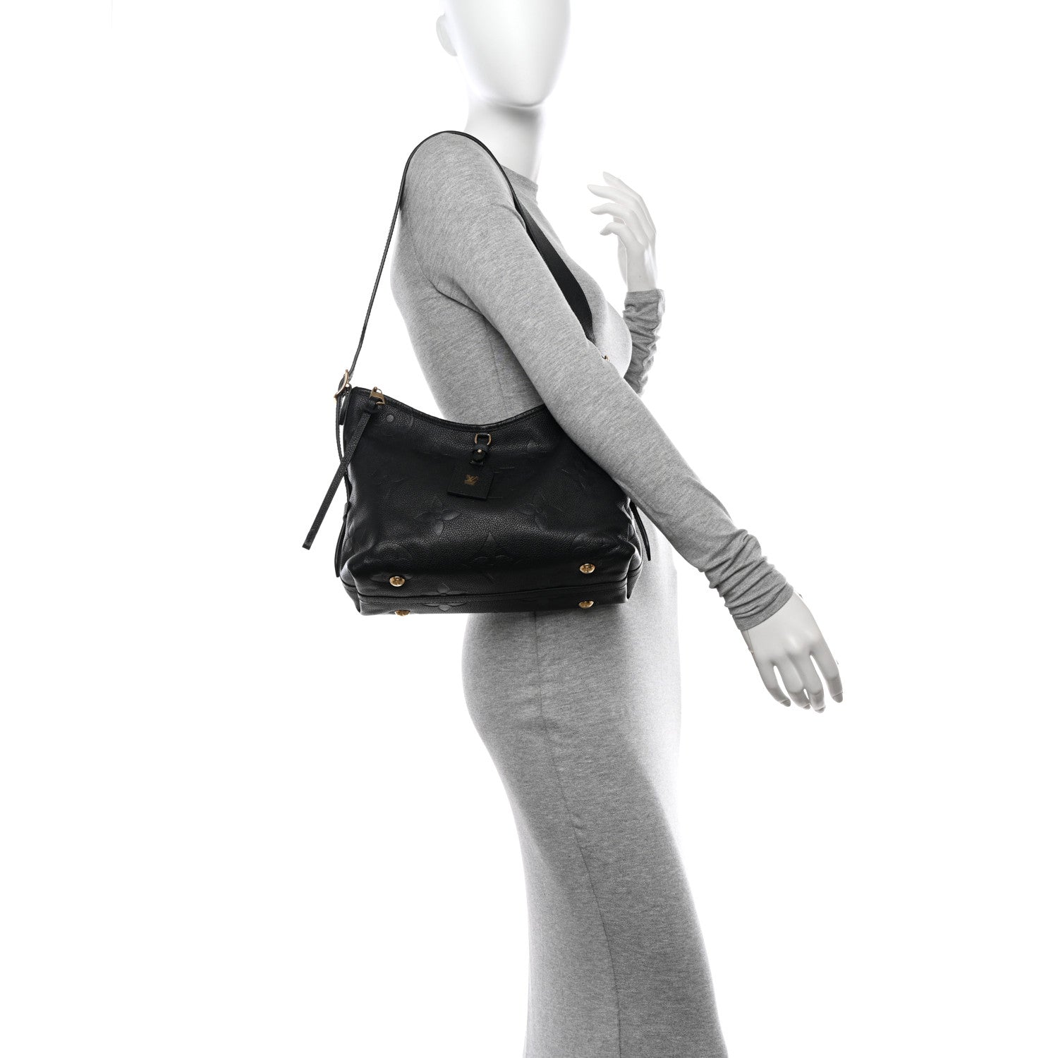 Louis Vuitton Empreinte Carryall PM Black 2 of 13
