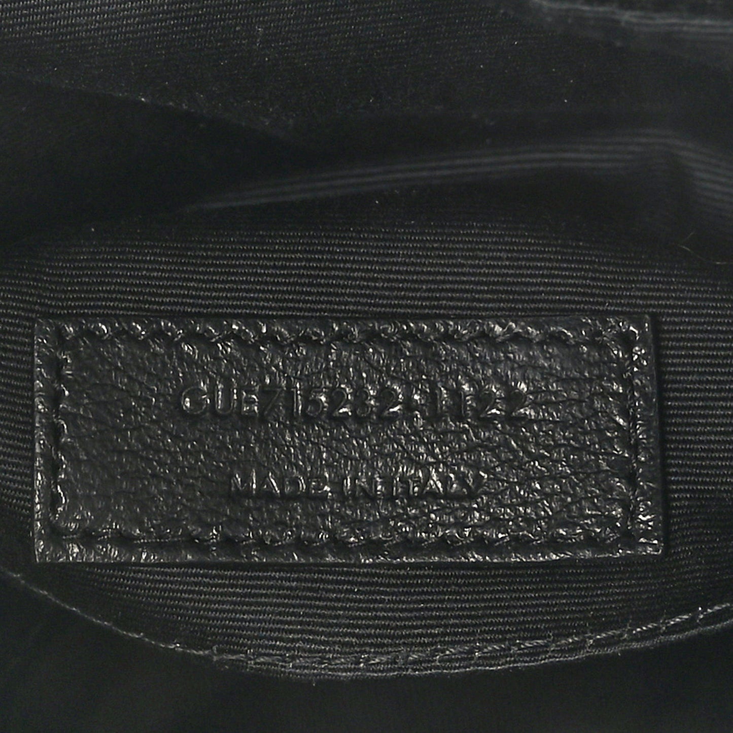 Calfskin Matelasse Monogram Lou Camera Bag Black