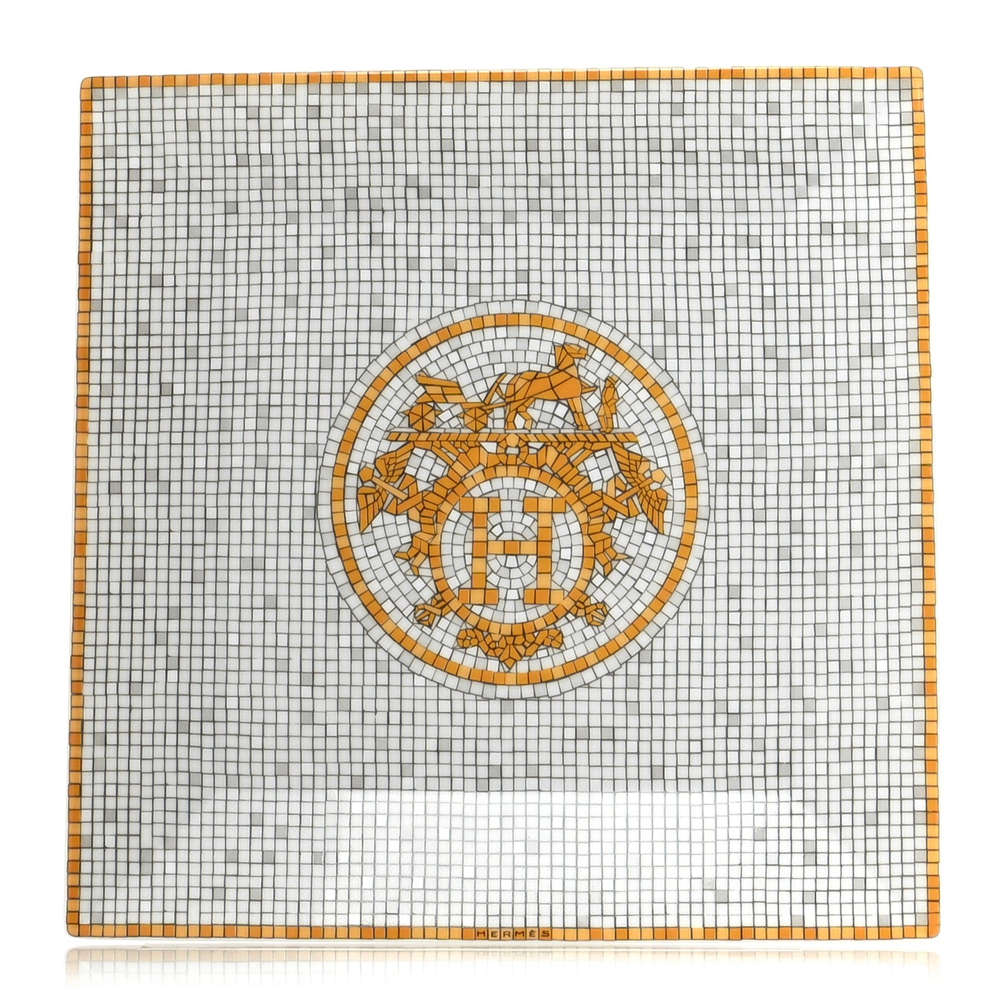 Porcelain Mosaique au 24 Square Plate
