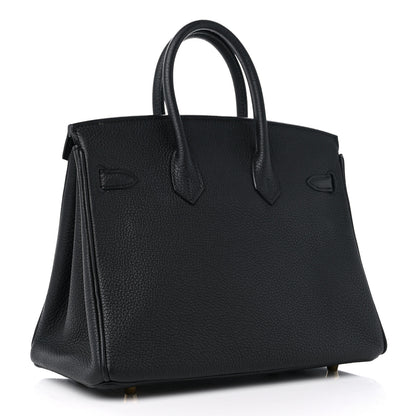 Hermes Togo Birkin 25 Black 3 of 16