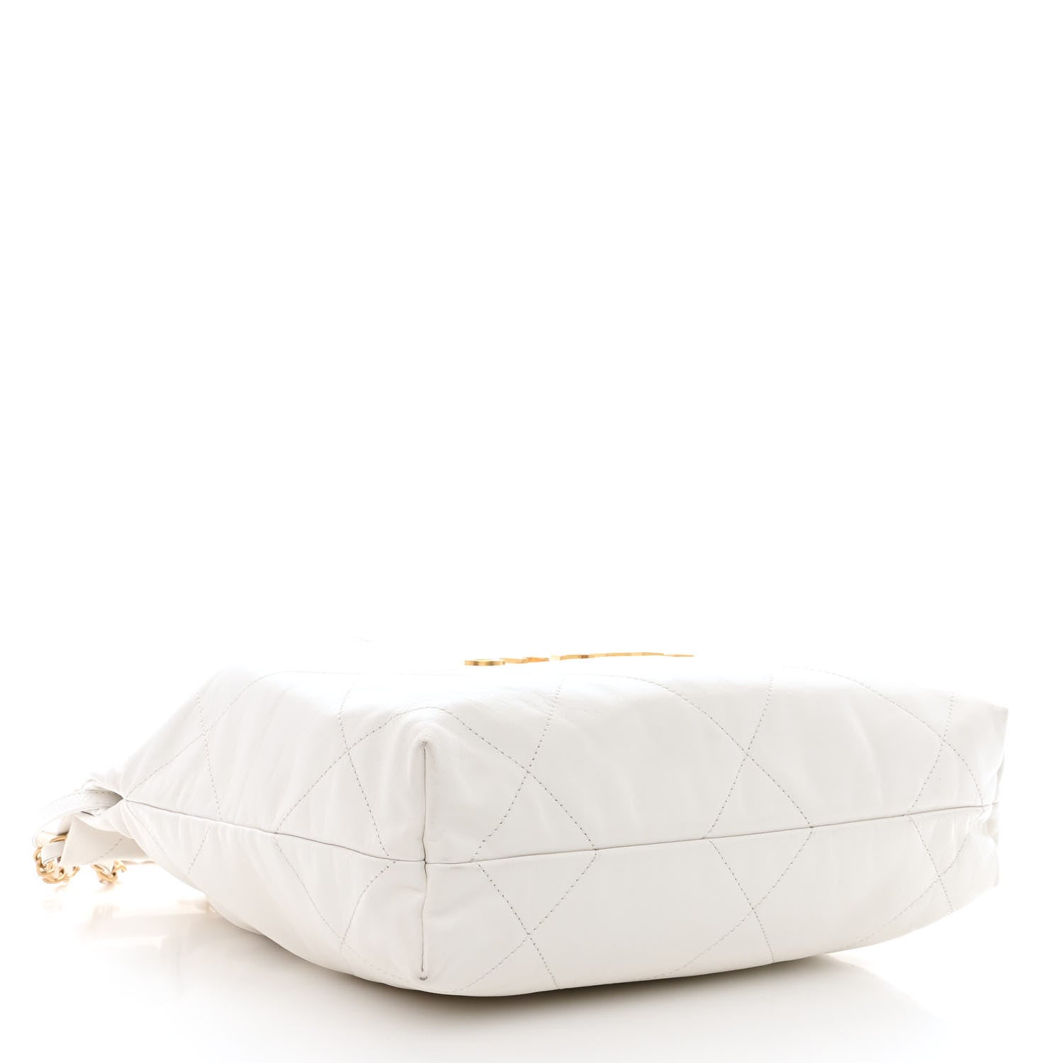 Chanel Shiny Calfskin Quilted Small Chanel 22 White 6 of 13