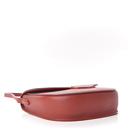Celine Grained Calfskin Small Trotteur Rust 4 of 10