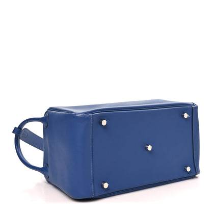 Hermes Swift Epsom Lindy 30 Tressage De Cuir Bleu Brighton Bleu Sapphire Capucine 4 of 10