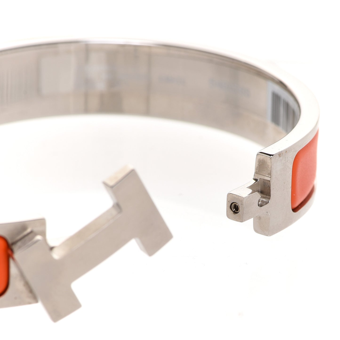 Matte Enamel Narrow Clic Clac HH Bracelet T6 Orange