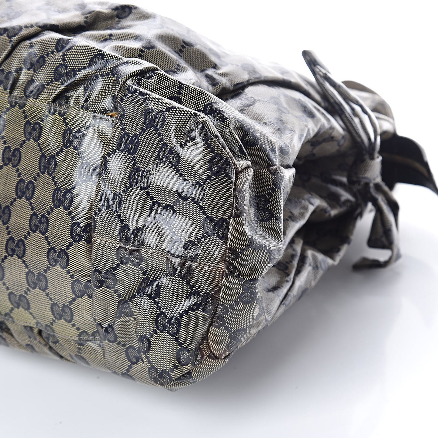 Crystal Monogram Hysteria Tote Navy Blue