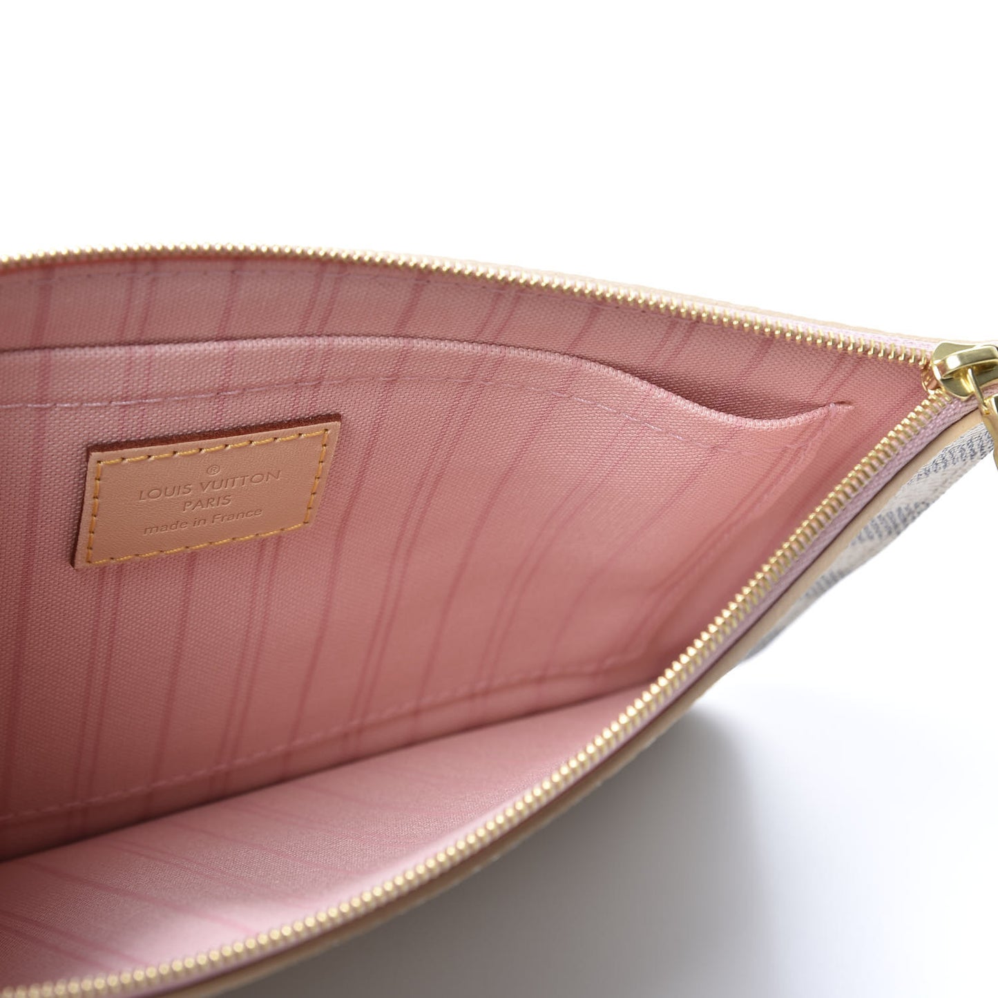 Damier Azur Neverfull MM GM Pochette Rose Ballerine