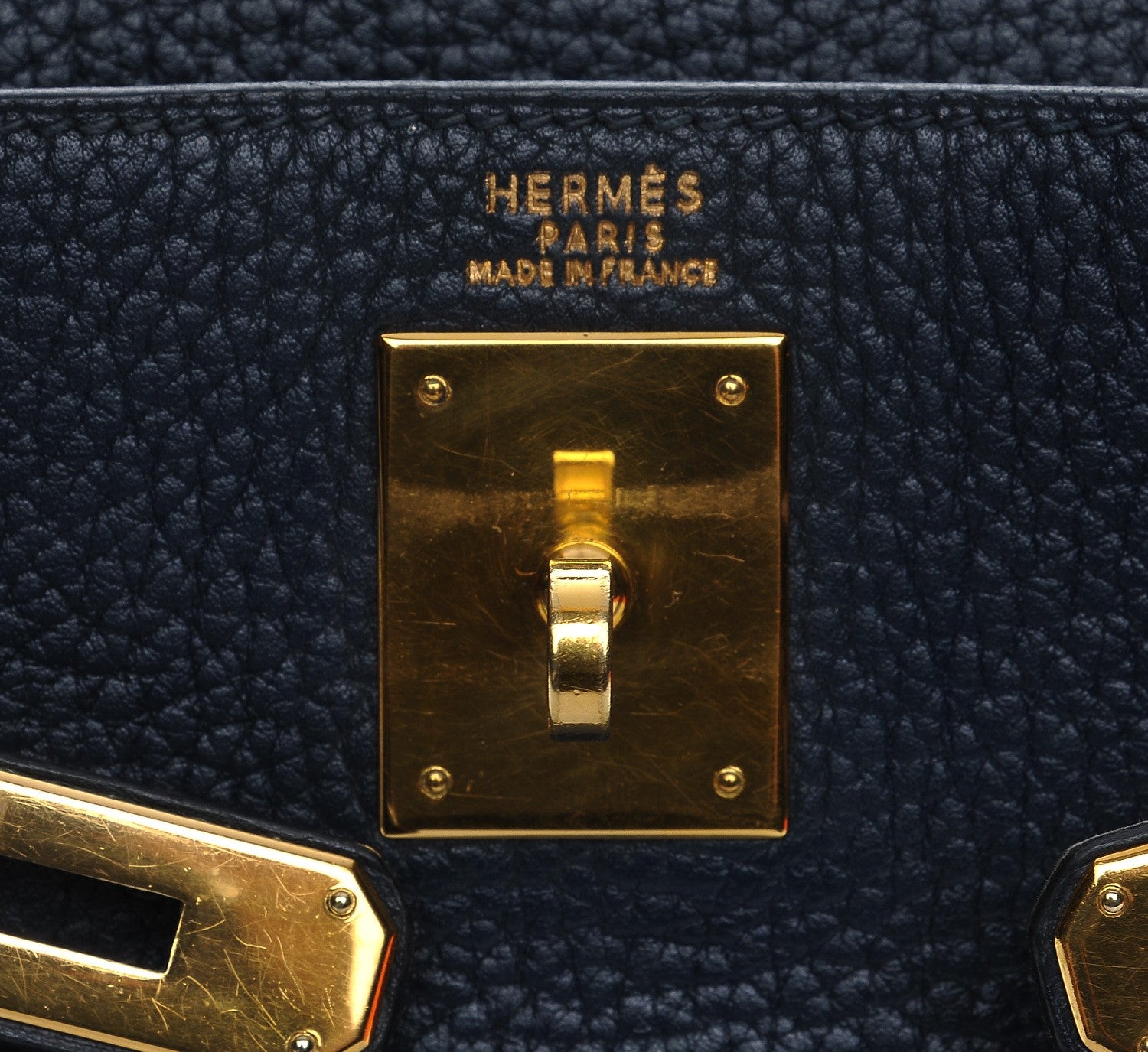Hermes Fjord Kelly Retourne 32 Bleu Marine 16 of 29
