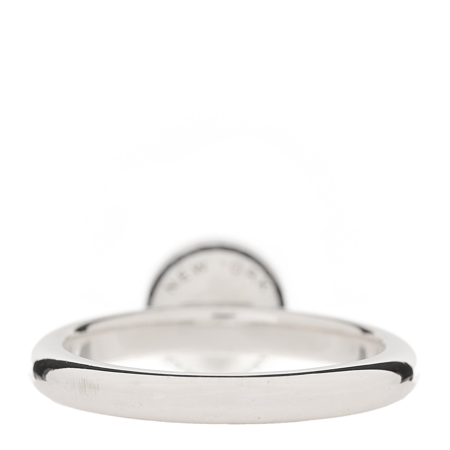 Tiffany Sterling Silver 8mm Hardwear Ball Ring 49 4.75 3 of 6