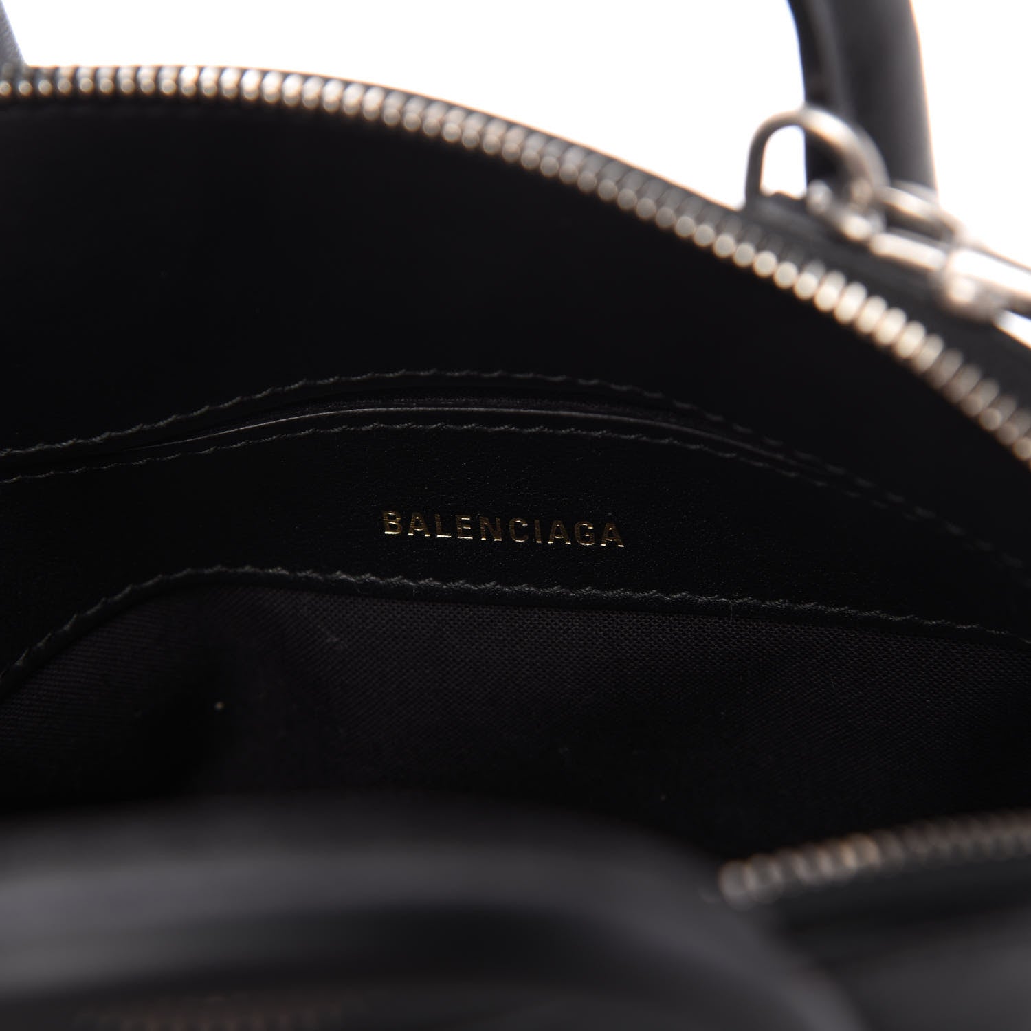 Balenciaga Calfskin I Love Techno XXS Ville Top Handle Bag Black Multicolor 8 of 9