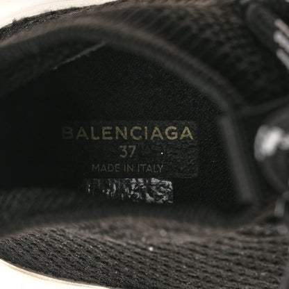 Balenciaga Knit Womens Speed Lace Up Sneakers 37 Black 6 of 7