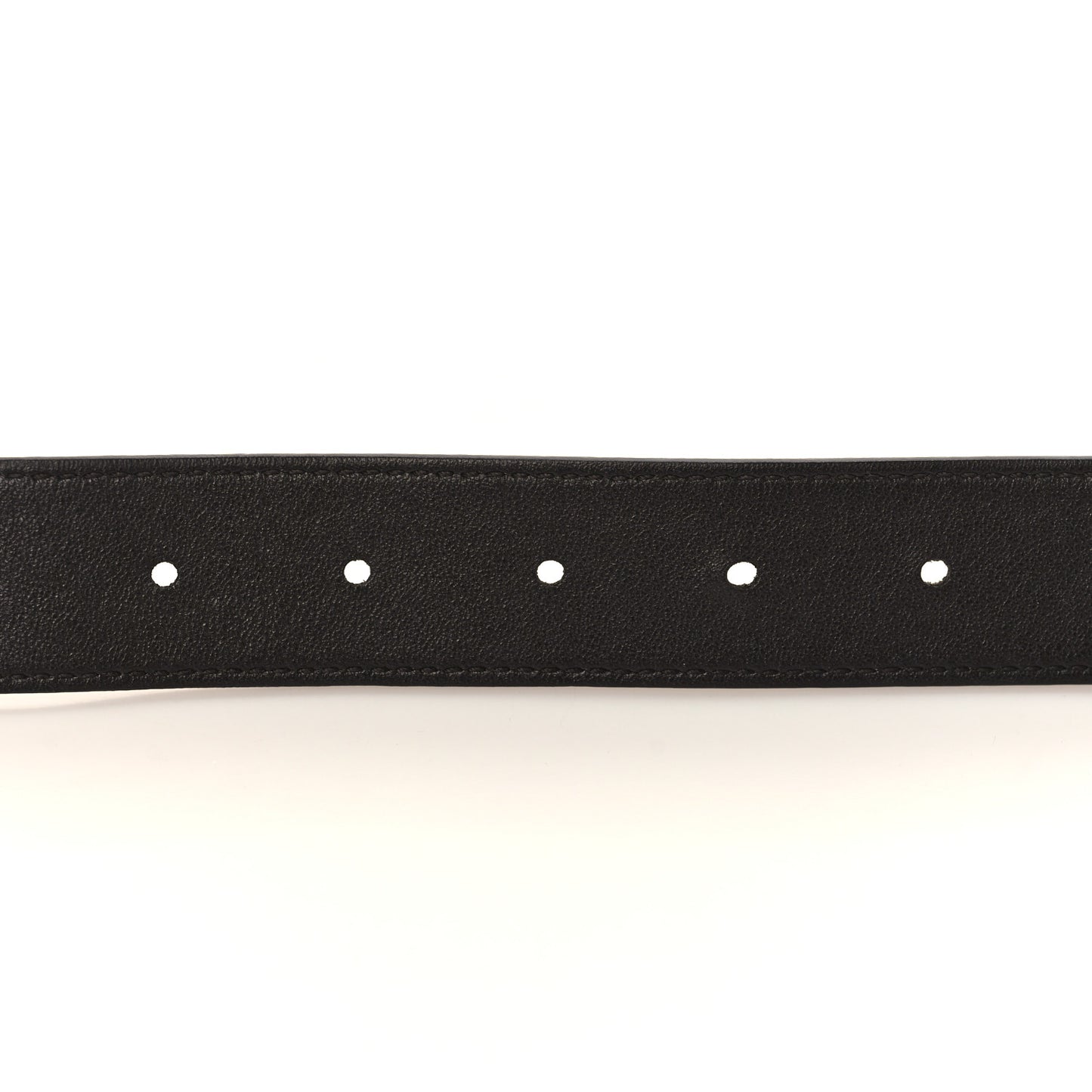 Textured Calfskin Double G 40mm Belt Dark Cocoa