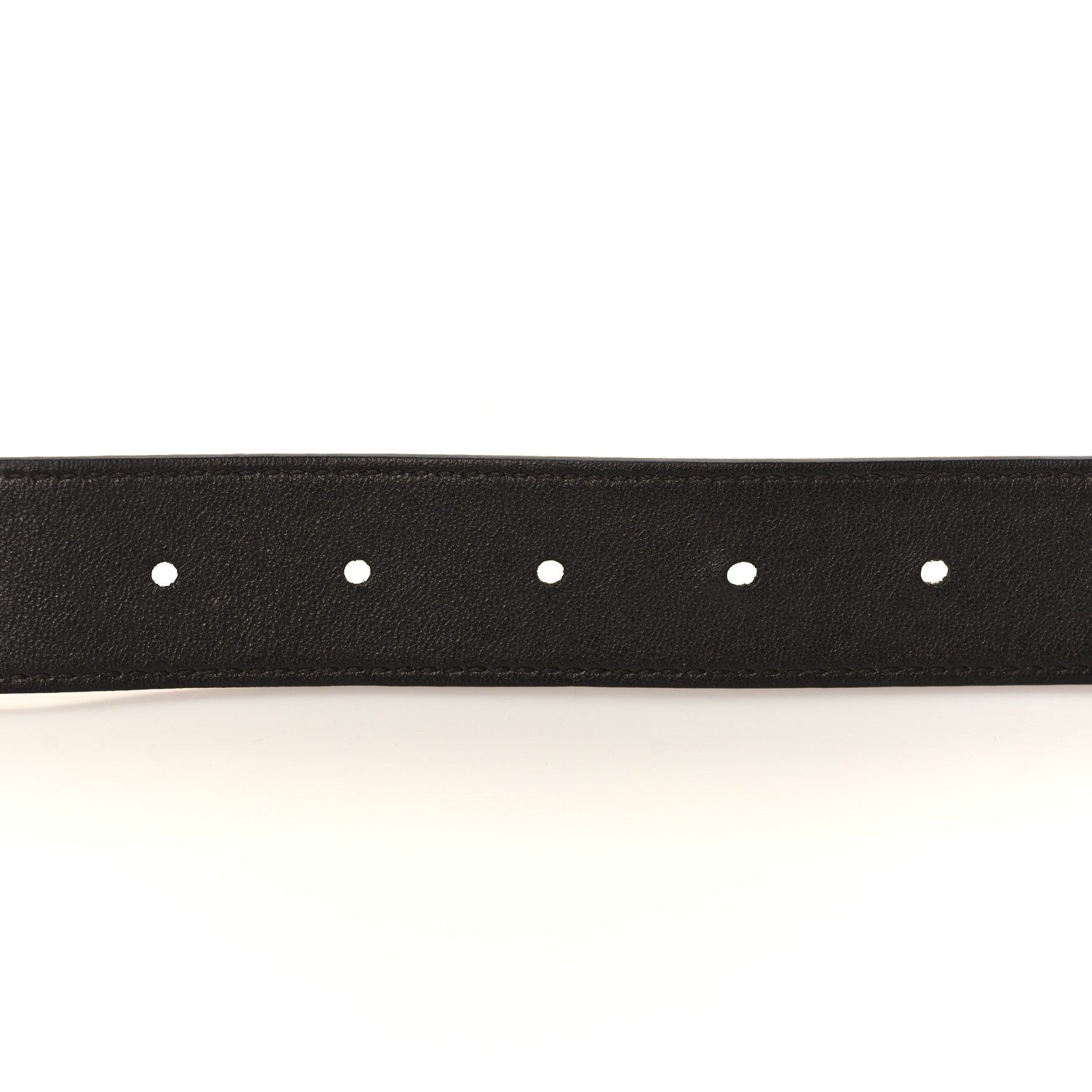 Gucci Textured Calfskin Double G 40mm Belt Dark Cocoa 4 of 5