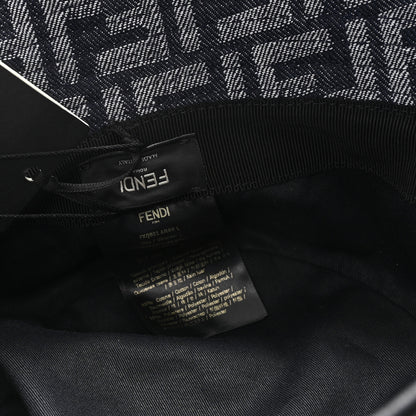 Fendi Denim FF Bucket Hat L Black 8 of 8