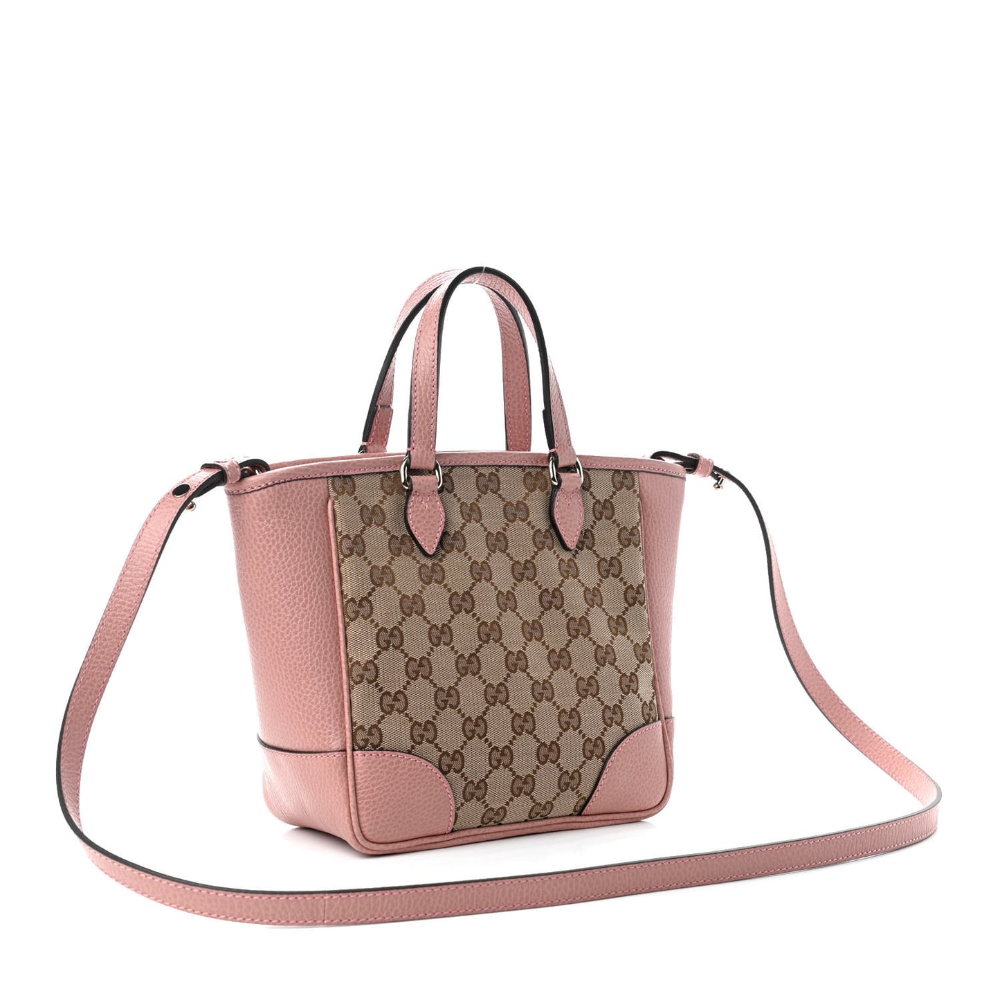 Monogram Small Bree Tote Beige Soft Pink