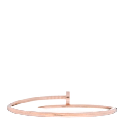Cartier 18K Pink Gold Small Juste Un Clou Bracelet 16 2 of 3