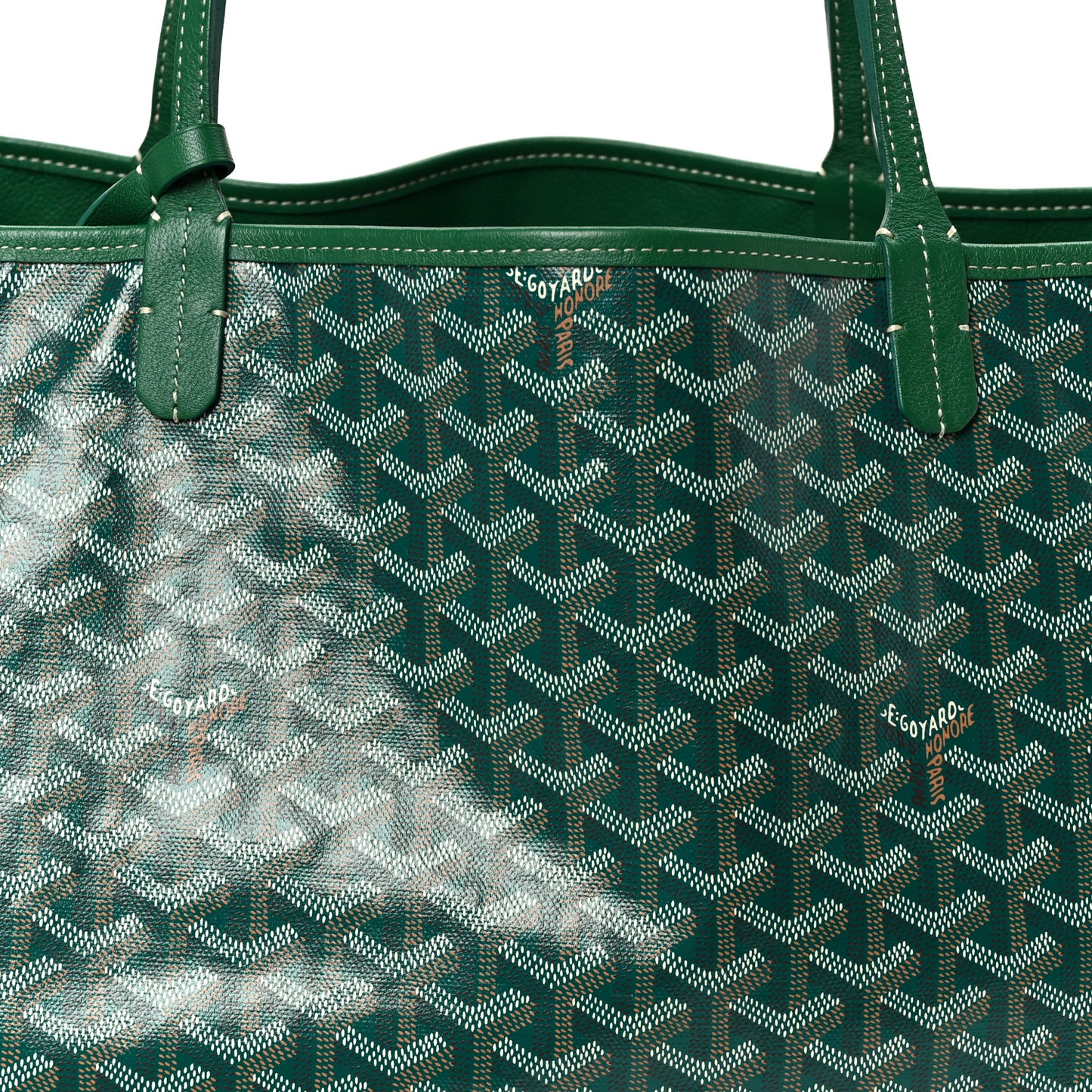 Goyardine Reversible Anjou GM Green