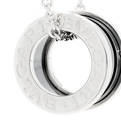 Bulgari Sterling Silver Ceramic Save The Children Pendant Necklace 7 of 8