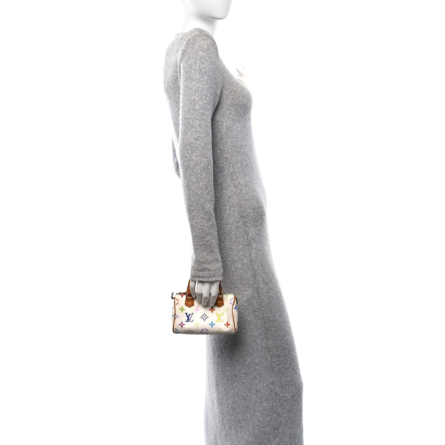 Monogram Multicolor Mini Sac HL Speedy White