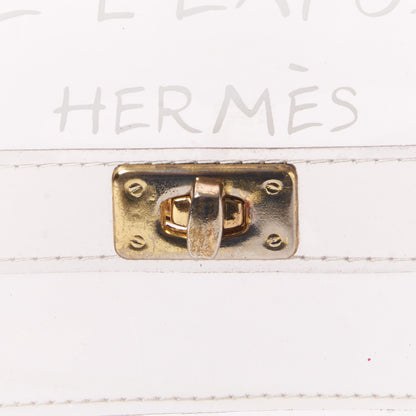 Hermes Vinyl Souvenir De L'Exposition Kelly Transparent 7 of 7