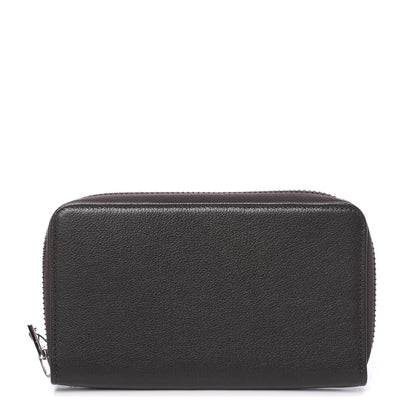 Tom Ford Calfskin Zip Around Wallet Dark Brown 1 of 6