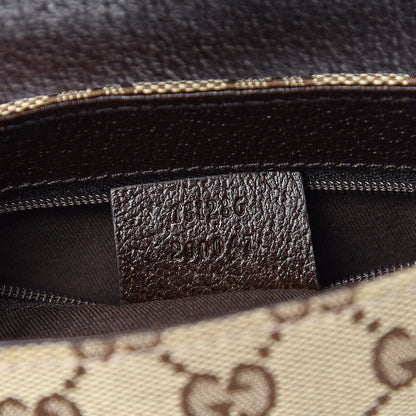 Gucci Monogram Waist Pouch Bag Dark Brown 7 of 10