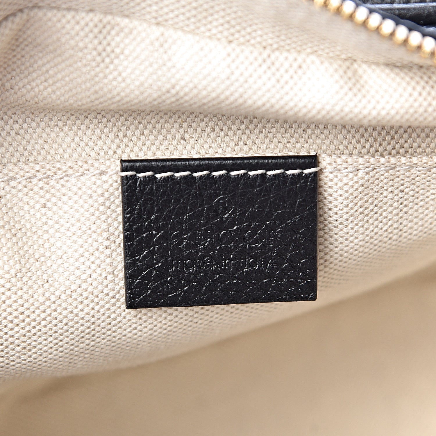 Gucci Pebbled Calfskin Small Soho Disco Bag Black 6 of 10
