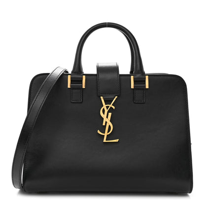 Saint Laurent Calfskin Monogram Baby Cabas Black 1 of 10