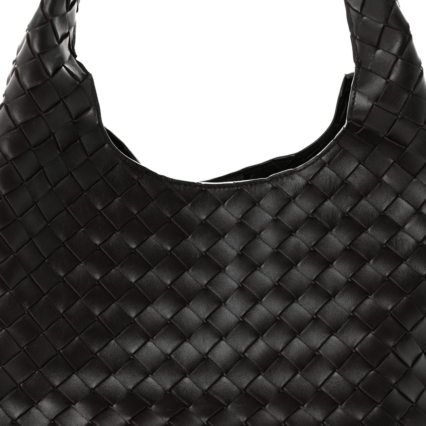 Nappa Intrecciato Medium Campana Shoulder Bag Fondant