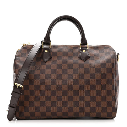 Louis Vuitton Damier Ebene Speedy Bandouliere 30 1 of 10