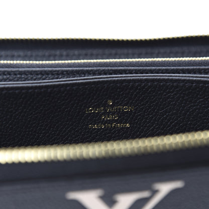 Louis Vuitton Empreinte Monogram Giant Zippy Wallet Black Beige 6 of 7