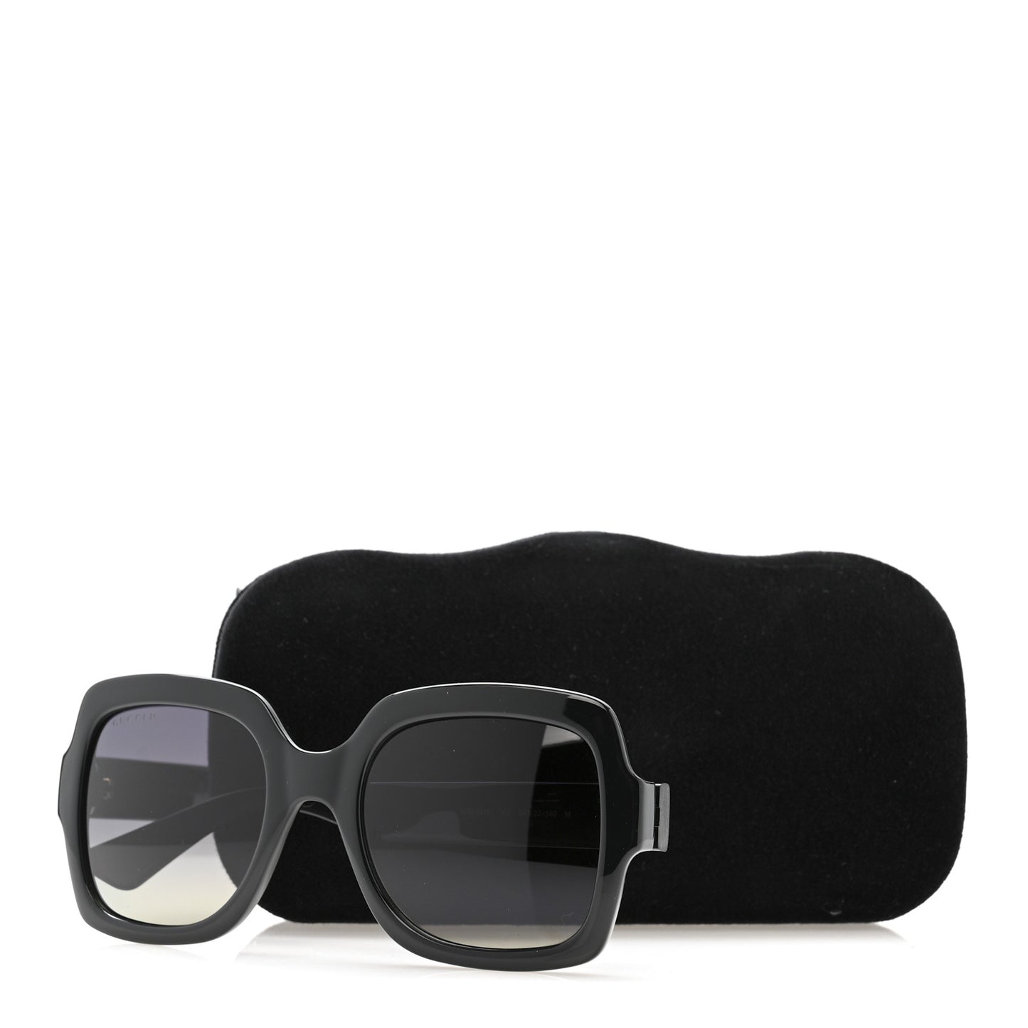 Acetate Square Frame Sunglasses GG1337S Black