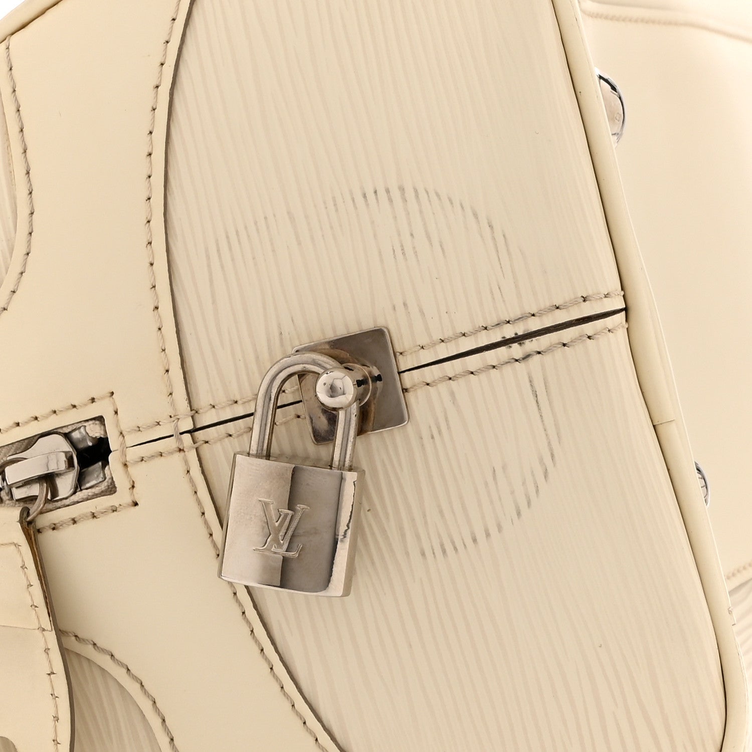 Louis Vuitton Epi Bowling Montaigne GM Ivory 11 of 11