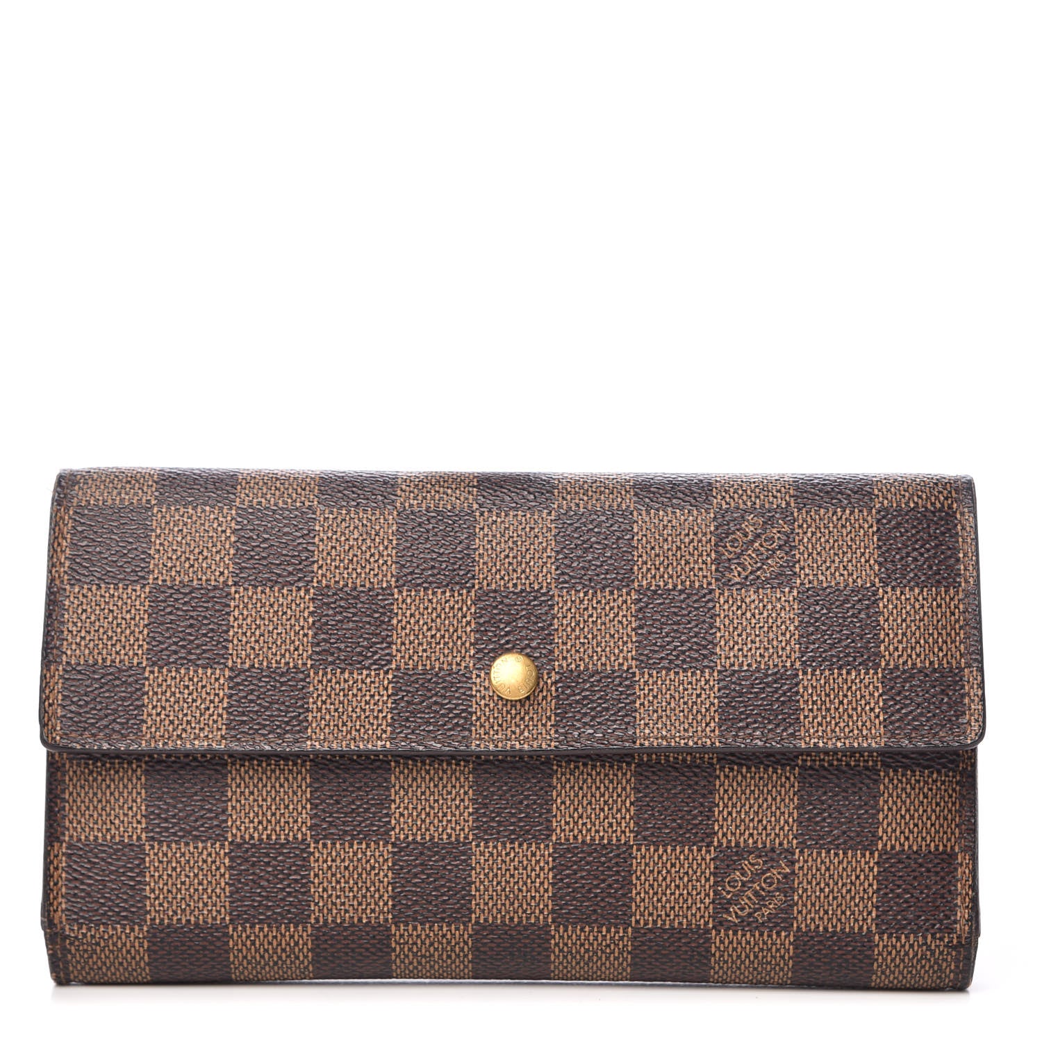 Louis Vuitton Damier Ebene Porte Tresor International Wallet 1 of 11